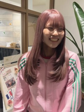 Soera【2月11日NEW OPEN(予定)】 暖色レイヤー/ブリーチありのピンクカラー
