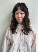 ロングウェーブパーマ