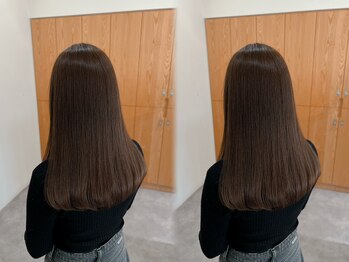 ピシェ ヘア デザイン(Piche hair design)の写真/髪質やダメージレベル・クセの原因に合わせ、高濃度水素ストレートで驚くほどナチュラルな仕上がり&艶髪に