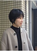 丸みショートボブ@20代30代40代50代