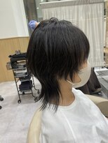ユニックス ララポート豊洲店(UNIX Salon&Spa)&nbsp;【ナチュラルマッシュウルフ】軽めレイヤーで抜け感スタイル