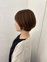 カウチ 板橋本町店(kauti)&nbsp;ナチュラルショート/オレンジカラー/ミルクブラウン/夏/板橋本町