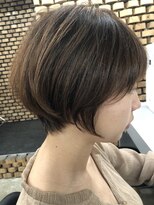 ブリスバイナチュラル(Bliss by Natural) 宇都宮美容室 BlissbyNatural ゆったりショート 前下がり レザー