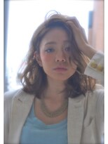 クラン(clan) ネオウルフ#ココアブラウン大人かわいいフリンジウェーブ