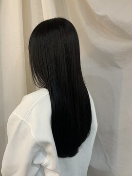 スイート ヘアデザイン(Suite HAIR DESIGN) ツヤ髪 ブルーアッシュ ロングヘア