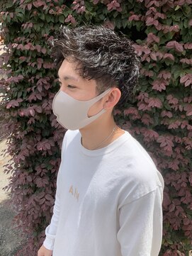 アッシュ 稲田堤店(Ash) jetモヒカン×ツイストスパイラルパーマ