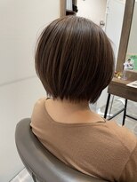 バセット バイ アルター 鎌取店(basset by aL-ter)&nbsp;ココアベージュ/ボブウルフ/黒髪[鎌取駅/髪質改善]