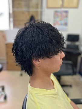 フラワー(Flower) ウルフ波打ちスパイラルパーマ