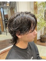 セラヴィ メンズウルフ×ニュアンスパーマ