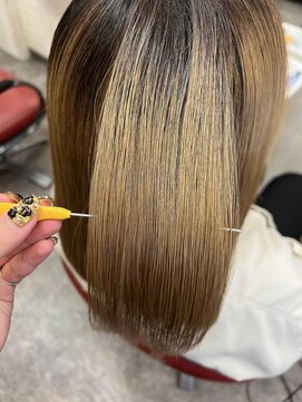 ロマンヤカタ ファース(ROMAN YAKATA fars) ブリーチ歴あり髪質改善トリートメント@田島(2/8)