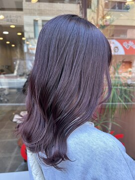 ヘアモーブ チャンプス 北松戸(HAIR MOVE champ's) ツヤ感重視ピンクグレージュ