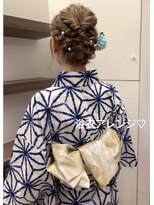 ヘアセット×浴衣着付け♪yu