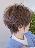 丸みフォルムdeハンサムショート