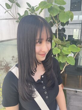 マザー(MOTHER) 透明感暗髪×ロングレイヤー