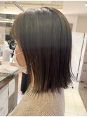 ボブ　切りっぱなしボブ　　外ハネボブ