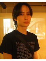 ノラジャーニー(NORA Journey)&nbsp;メンズボブウルフメンズミディアムレイヤーカットメンズウルフ