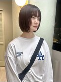 顔まわりレイヤーボブ