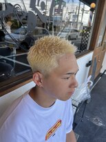 エルエー バーバーショップ 草津店(L.A BARBERSHOP)&nbsp;金髪フェード
