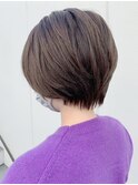 ひし形シルエットショート｜40代・50代エレガントスタイル