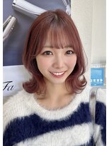 ブランシェ 春日井市民病院前店(BRANCHE)&nbsp;ボブレイヤー×暖色系カラー