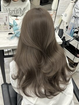 アマトウキョウ アユンチェ(AMA TOKYO×AYUNCHE) アッシュベージュ  オリーブベージュ  透明感カラー