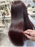 美髪　ボルドーヴァイオレット　カラーTOMOKI