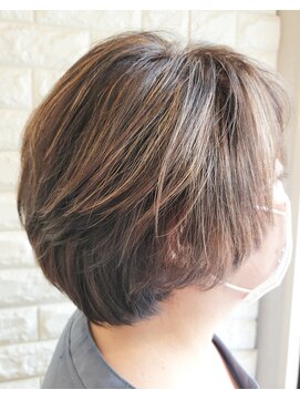 松本平太郎美容室 国立店 ディスコネグラ×酸性ストレート×イノアカラー×ハイライト