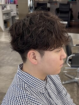 フィフス 仙台(fifth) 仙台シャドウパーマルーズパーママッシュセンターパート緩め強め