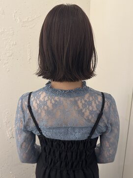 カウチ 板橋本町店(kauti) ぱつっとボブと透明感カラー