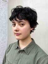 トオ(TOH)&nbsp;ショートパーマハンサムショートナチュラルパーマ癖毛風パーマ