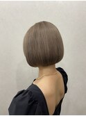 シアーグレージュ×ミニボブ