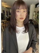 トリッカ 銀座(tricca)&nbsp;レイヤー/顔周りレイヤー/簡単スタイリング/似合わせカット