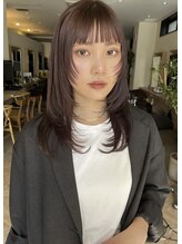 トリッカ 銀座(tricca) レイヤー/顔周りレイヤー/簡単スタイリング/似合わせカット