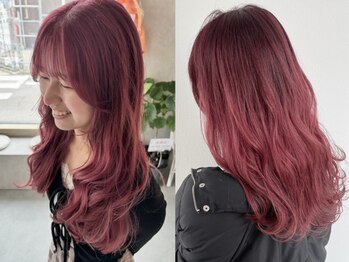 ヌーク(nook.)の写真/【高彩度×高発色で理想の透明感カラーを楽しめる】あなただけの個性を引き出す提案◎ケアメニューも豊富♪