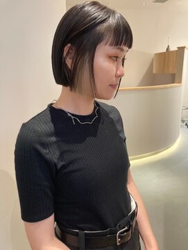 イノセントヘア(innocent.hair) インナーカラー×コンパクトボブ