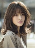 ★ダークブルーワンホンレイヤーミルクティーブロンドボブ