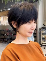 ビュートヨナカ(VIEW TOYONAKA)&nbsp;50代/髪質改善/豊中/くびれショート/小顔/黒髪