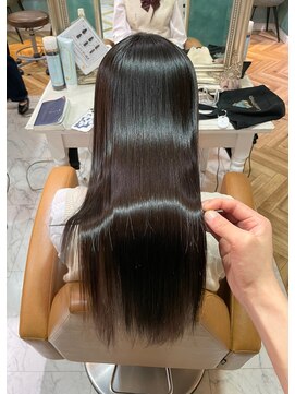 ロンド 銀座(Lond) ★Shina/黒髪ココアベージュ小顔レイヤー髪質改善縮毛矯正76