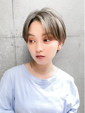 ギークス(GEEKS) 【GEEKS渋谷】レイヤーショート/グレーブラウン/シャギー/冬ヘア