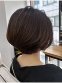 40代、50代は艶感ショートで決まり