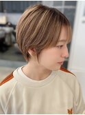 レイヤーカットハッシュカット髪質改善顔周り前髪ボブブリーチ31