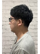 グレイスフルバーバー 赤坂見附店&nbsp;ツーブロアップバングスタイル