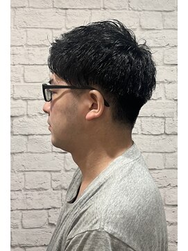 グレイスフルバーバー 赤坂見附店 ツーブロアップバングスタイル