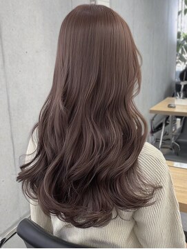 ラル 水戸県道50号店(Lalu.) イメチェン/ピンクベージュ/アンブレラカラー/前髪/水戸