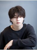 ツーブロックショート/韓国風マッシュ/フリックパーマ
