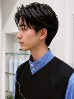 ファルベ(Farbe) 波巻きツイストスパイラル/リバースセンターパート/ニュアンス