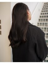 ヌード(nude)&nbsp;ダークグレージュロング｜ブリーチなしカラー
