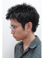 ルックグッドストア タカラヅカ(LOOK GOOD STORE TAKARAZUKA)&nbsp;メンズカットニュアンスパーマスパイキーショート0803