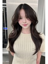 ランズ(LANDS) レイヤーカット【韓国ワンホンヘア 大阪 梅田】