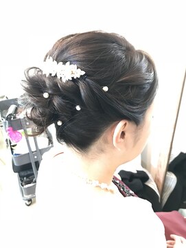 ロカット サロン(Roquat Salon) ミディアムアップアレンジ　【ヘアアレンジ　立川/立川南/袴】